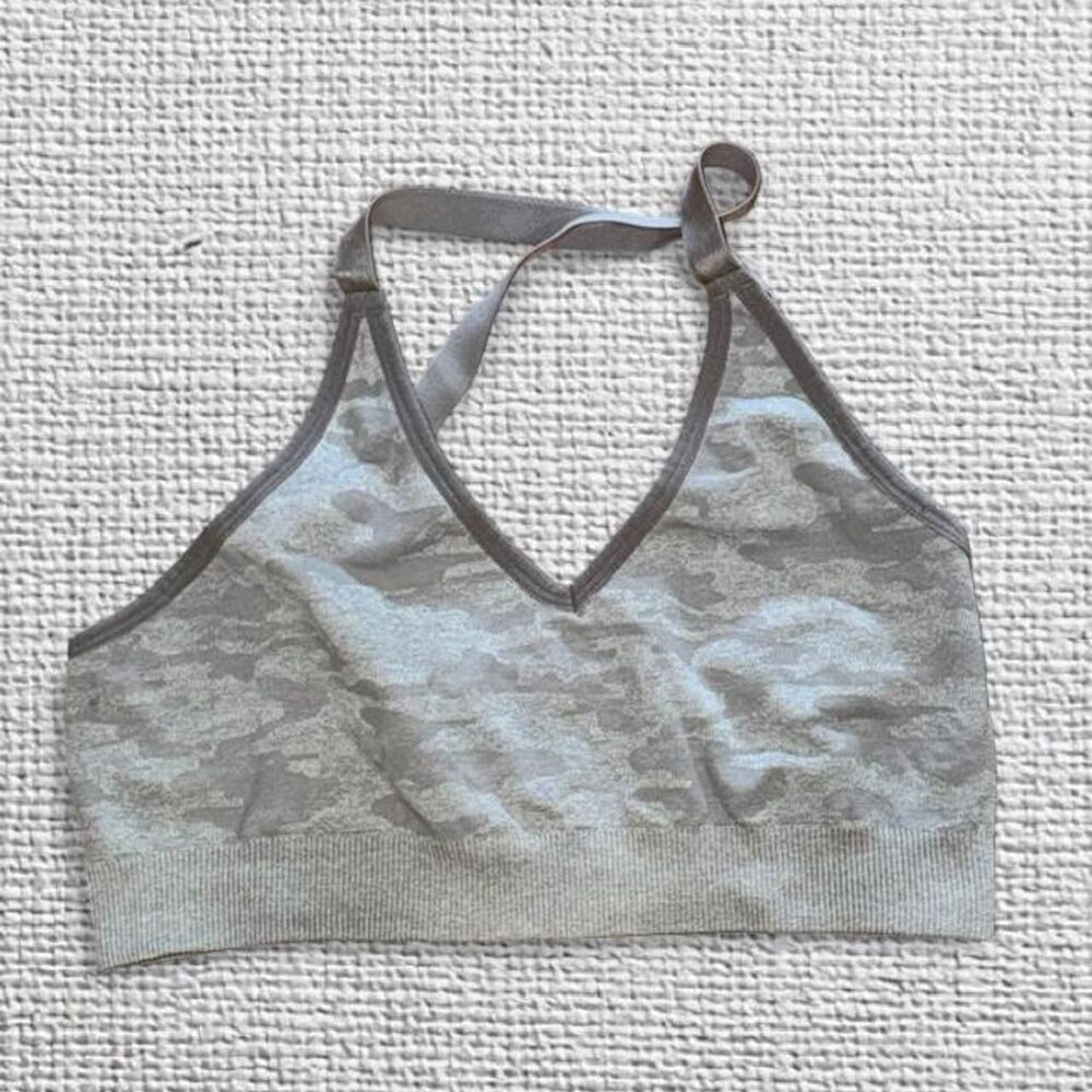 Aybl Women's Grey and Purple Bra